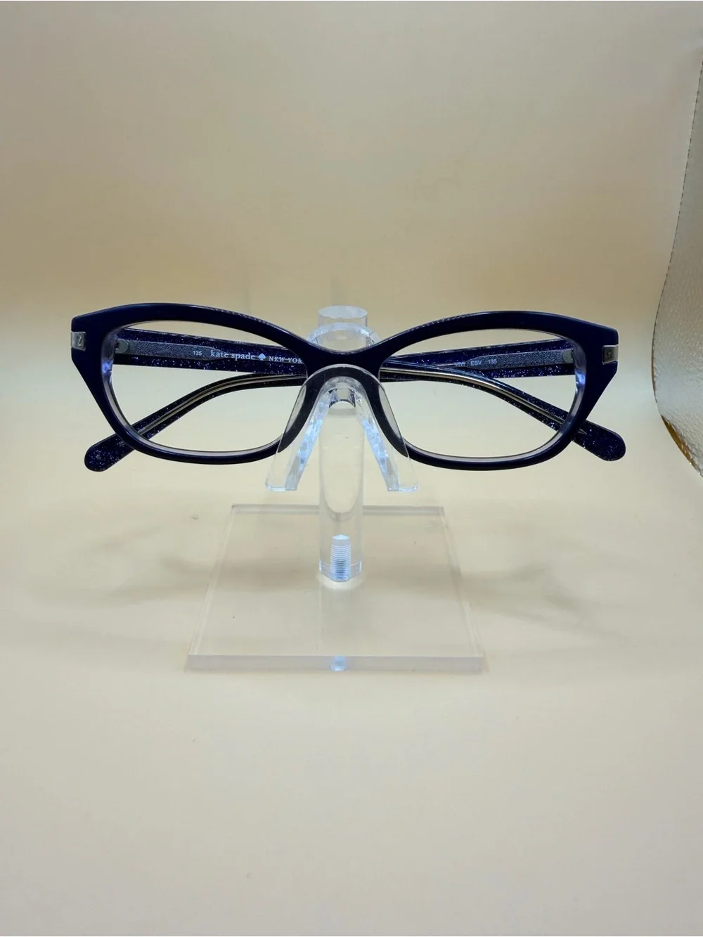 kate spade navy cat-eye glasses